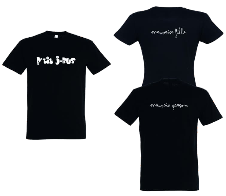 P'tit J-Bus - Mauvais garçon - Noir - Taille S